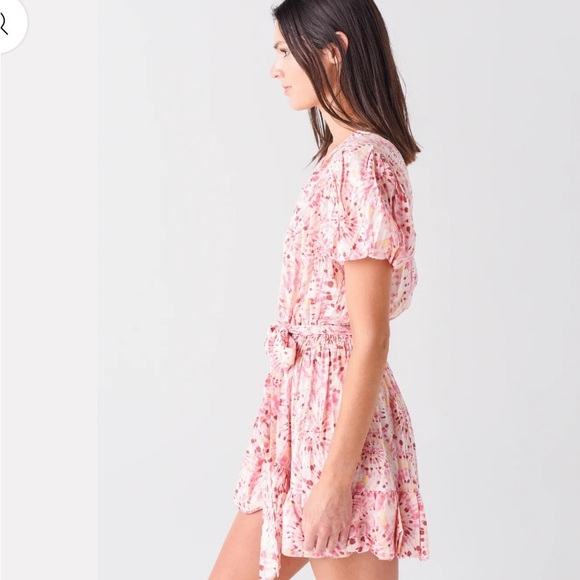 MISA LOS ANGELES Eloise mini dress in rose lemonade - Picture 3 of 8